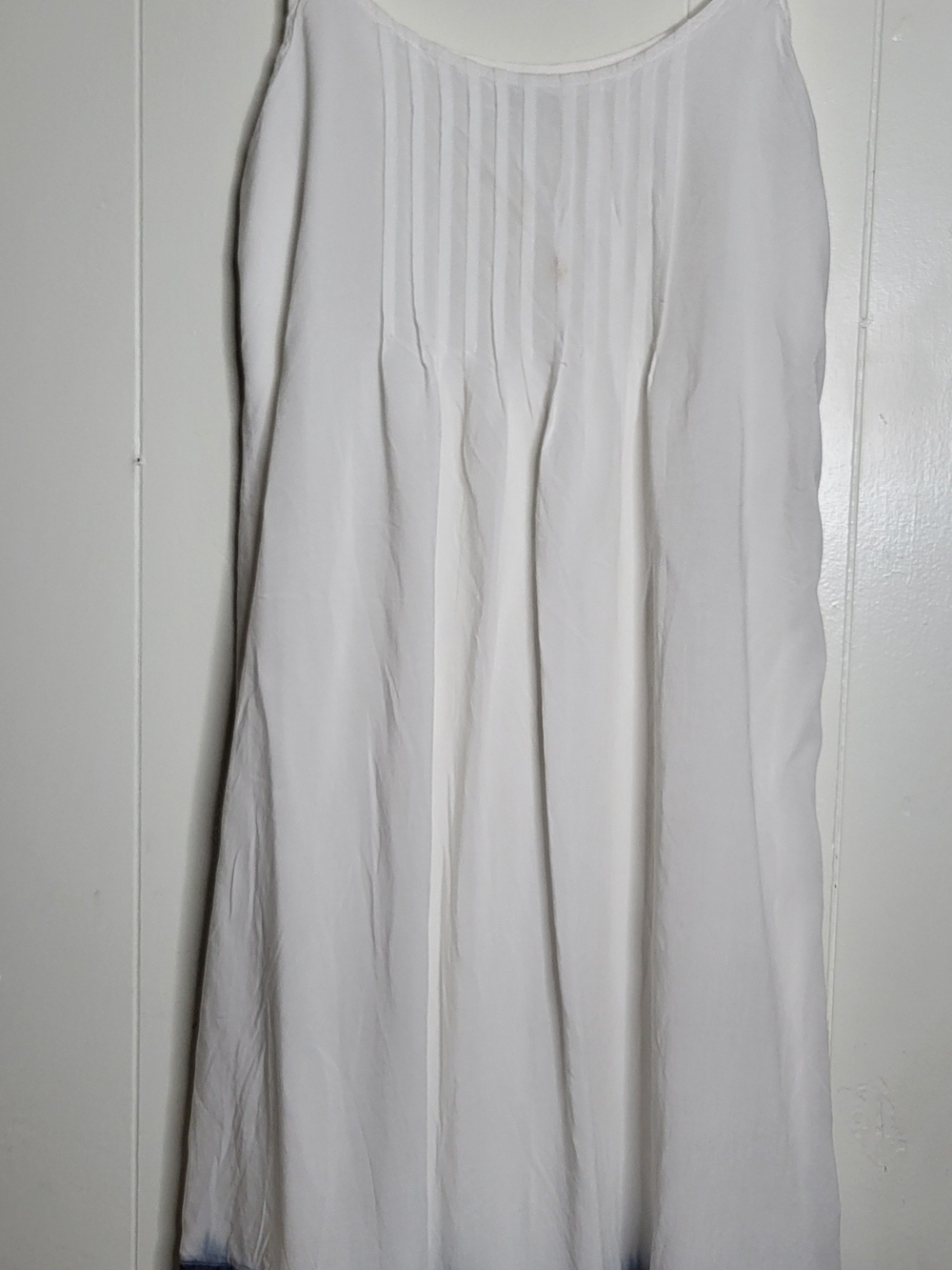 Splendid White Maxi Skirt with Pintuck Front